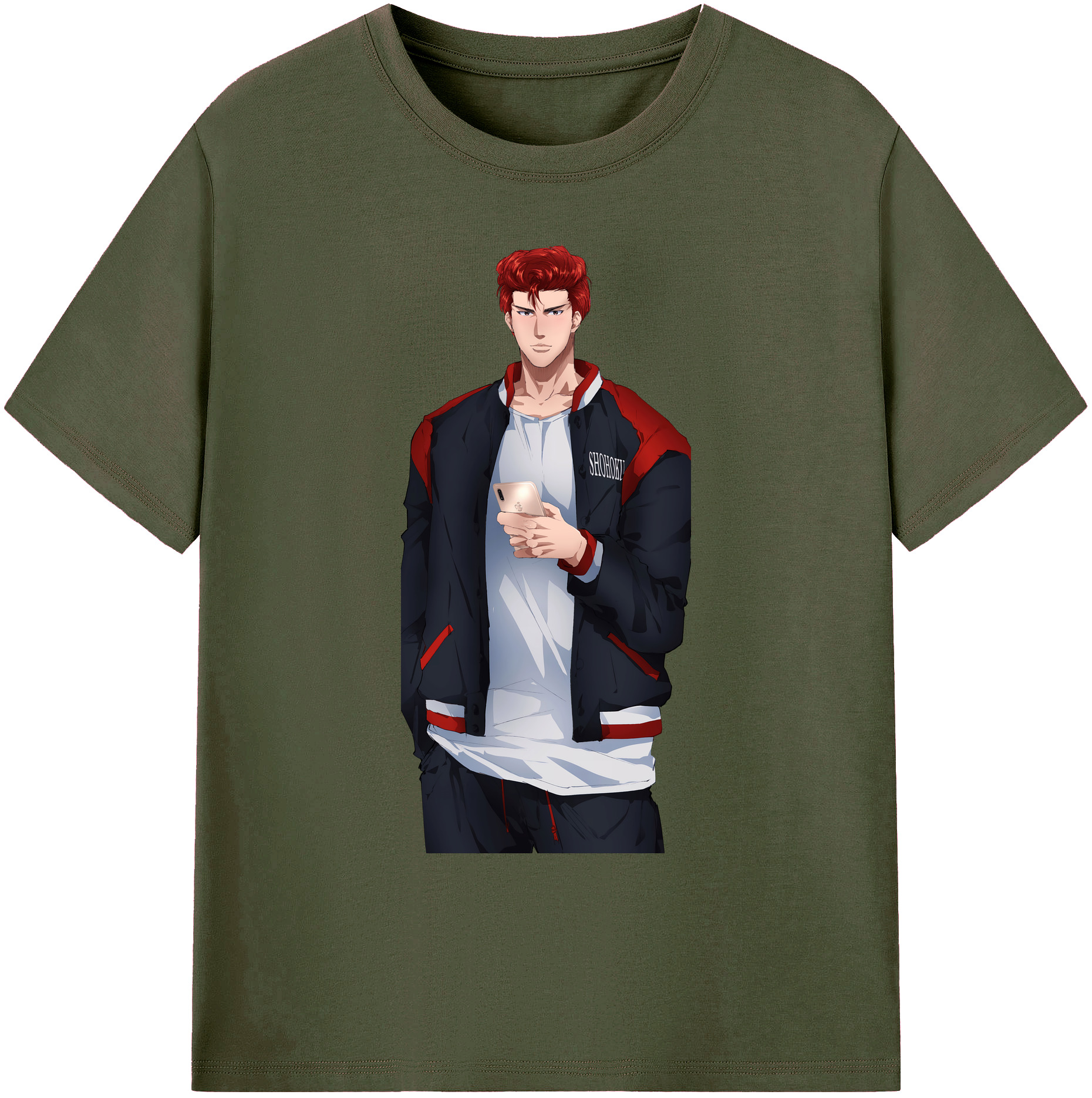 （画像用） SLAM DUNK／スラムダンク 綿100％ メンズ半袖Tシャツ｜肌触りやわらか＆通気性